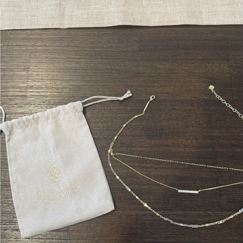 Kendra Scott Gold Layered Necklace